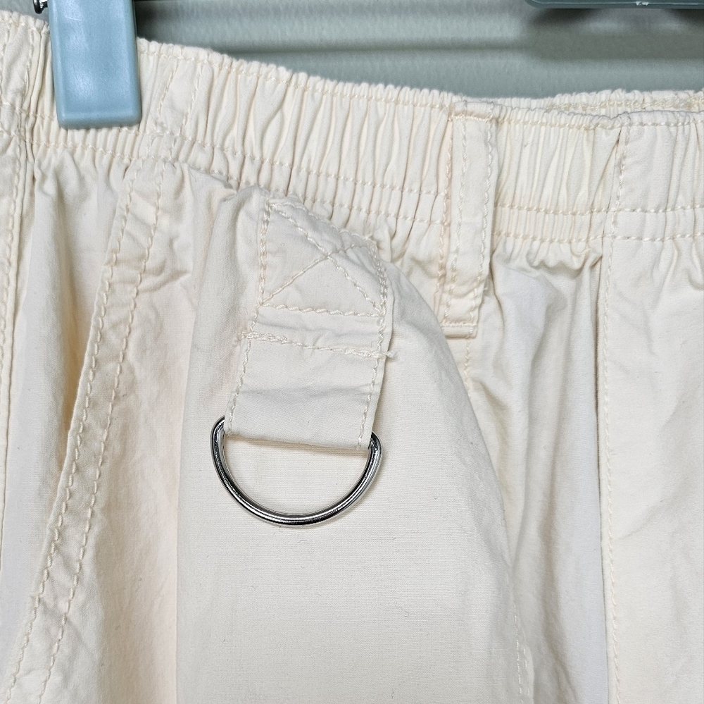 Wild Fable Women's Mid Rise Wide Leg Lightweight Cargo Pants, Off-White, XS - Picture 6 of 10